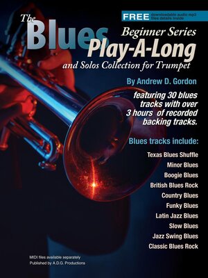 cover image of Blues Play-A-Long and Solos Collection for Trumpet Beginner Series